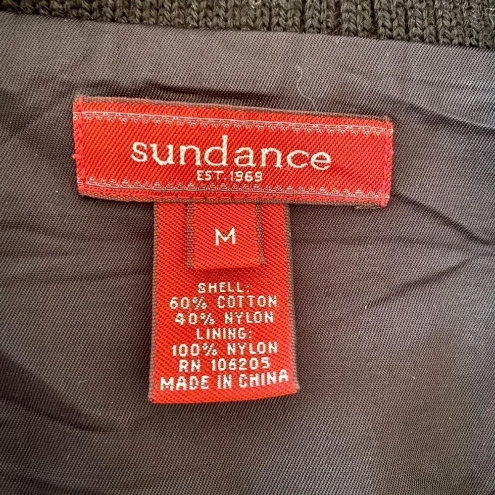 *Sundance* Shawl Collar Nylon  Trench Coat Sz M Freshly Dry-cleaned!